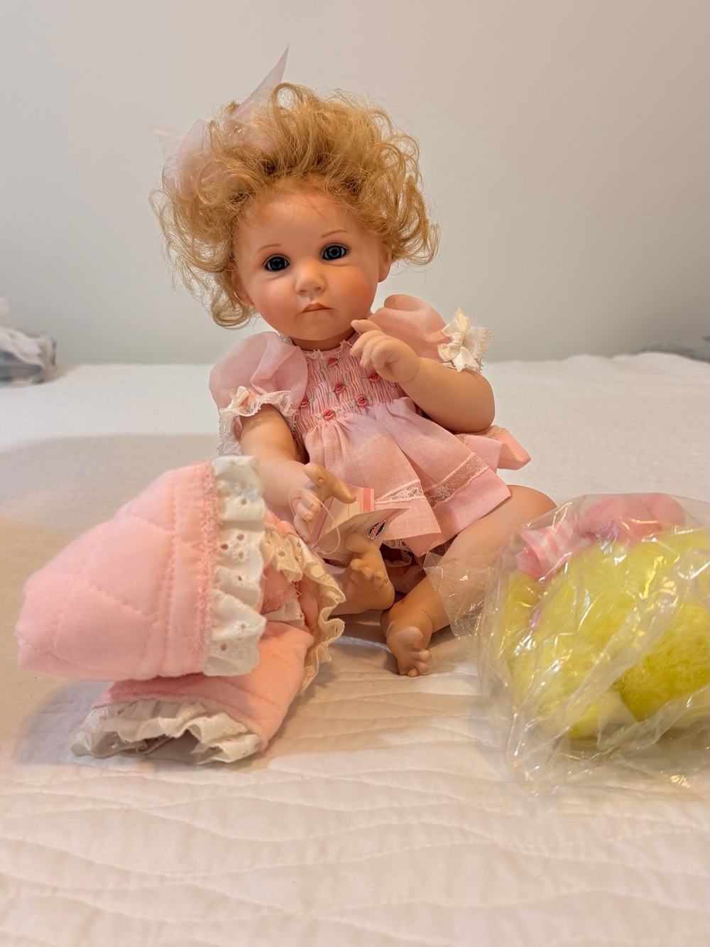 The Ashton-Drake Delicate Ceramic Doll with Soft Outfit and Accessories